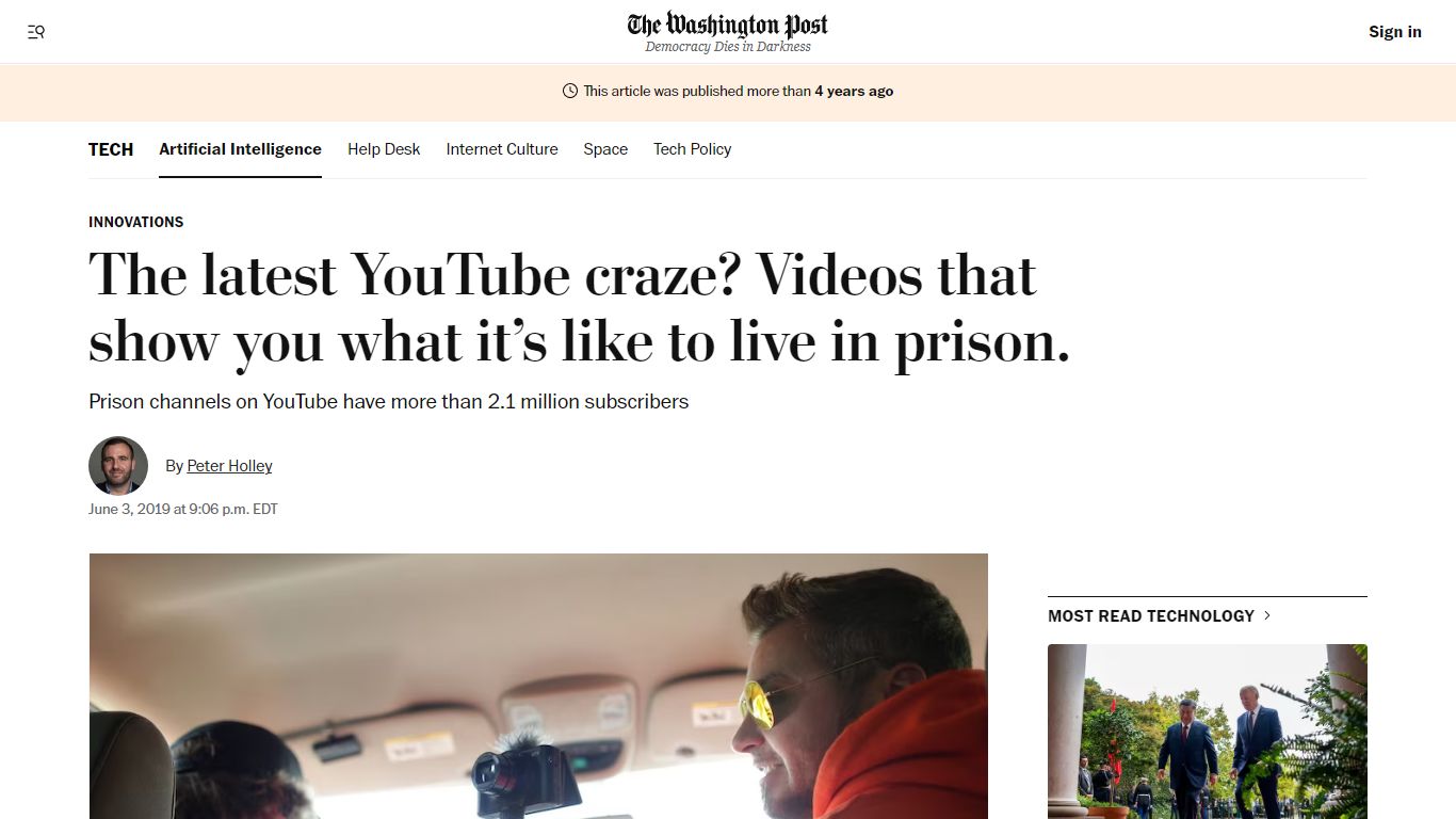 YouTube prison channels have more than 2.1 million subscribers - The ...