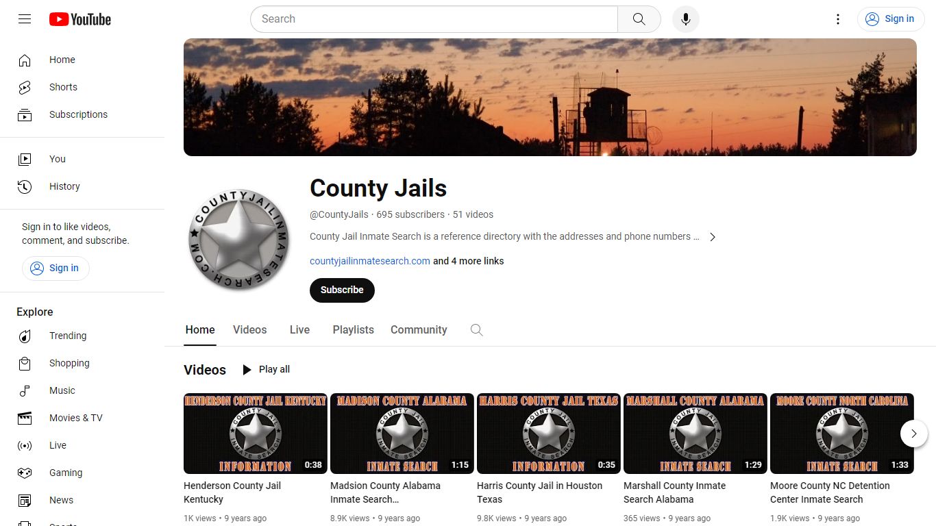County Jails - YouTube